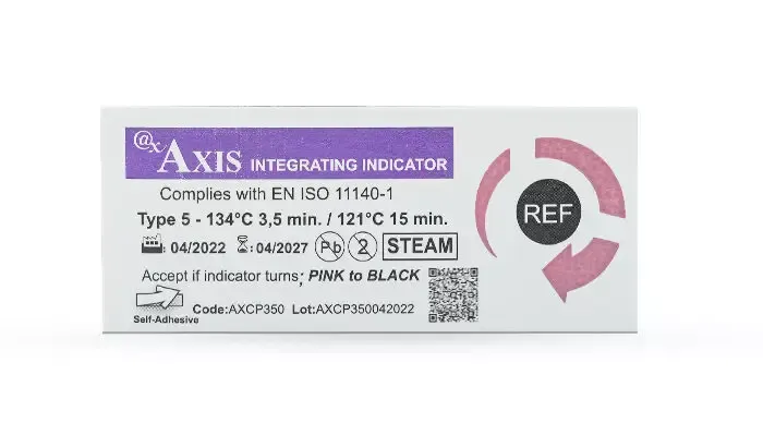 AXCP350 – Buhar için Yapışkan İntegre İndikatör
