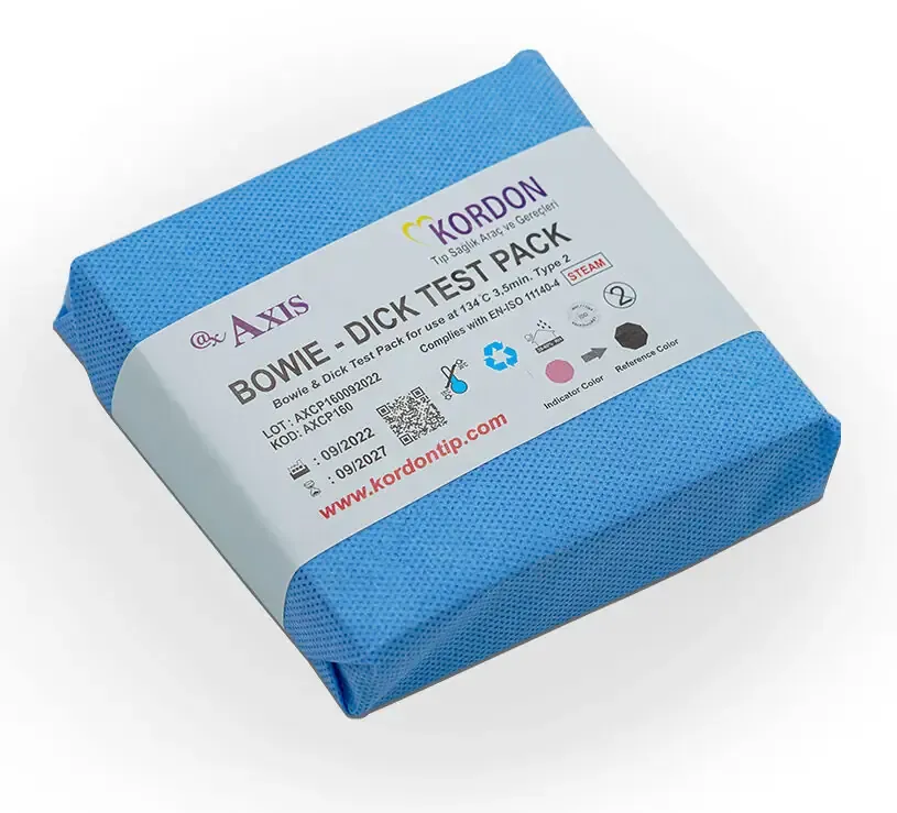 AXCP160 – 400 Paketli Bowie Dick Test Paketi