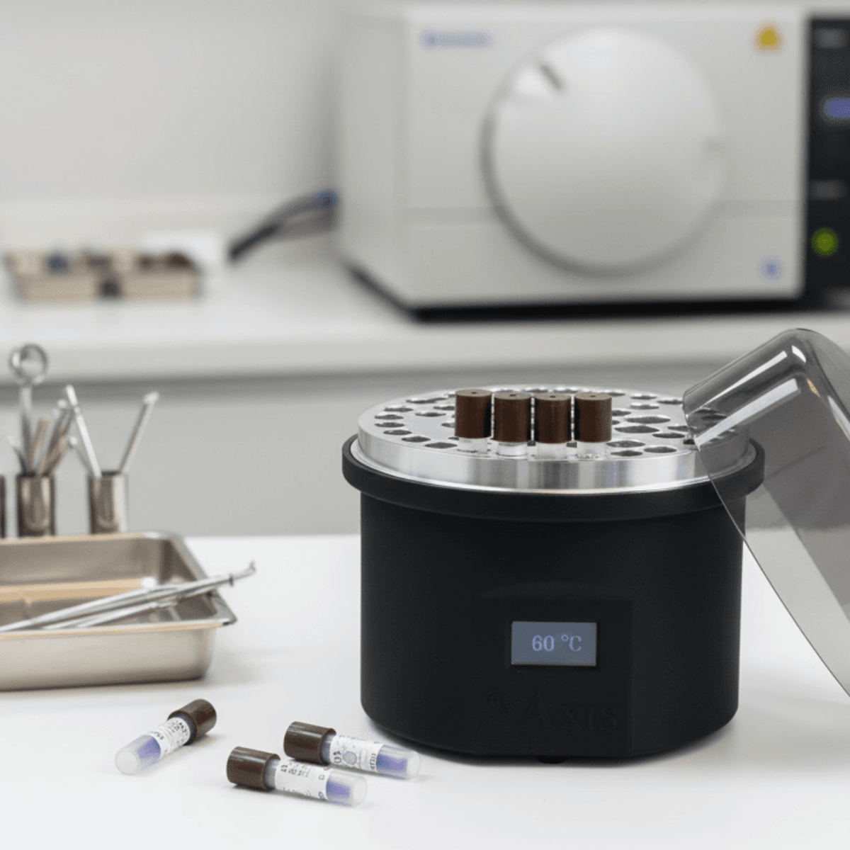AXDL-100 Biyolojik İndikatörler için Dual İnkübatör