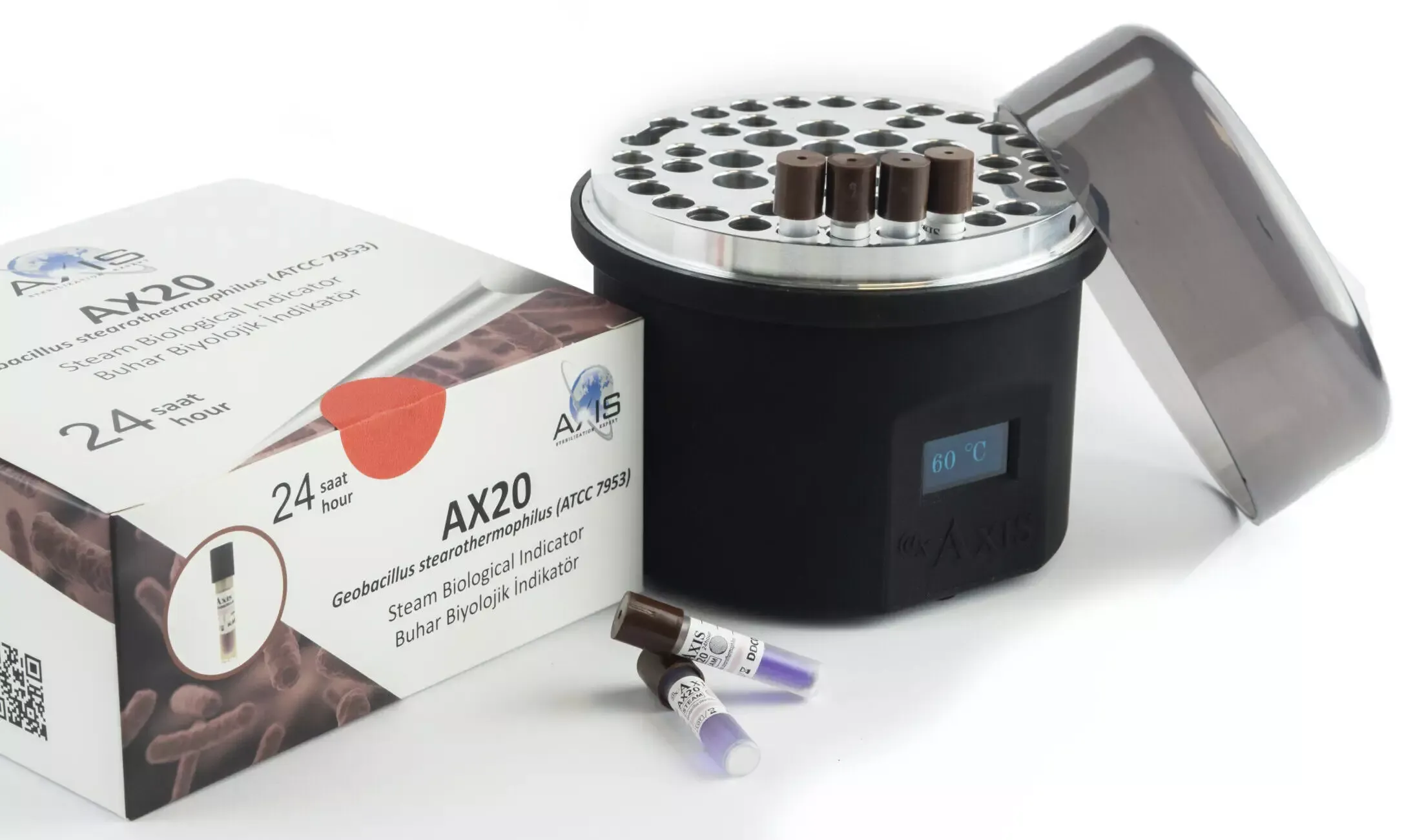 AX20 – 24 Saat Buhar Biyolojik İndikatör thumbnail 2